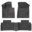 2022-2024 Tucson Black WeatherBeater Front & Second Row Floor Liners | Dirty Garage
