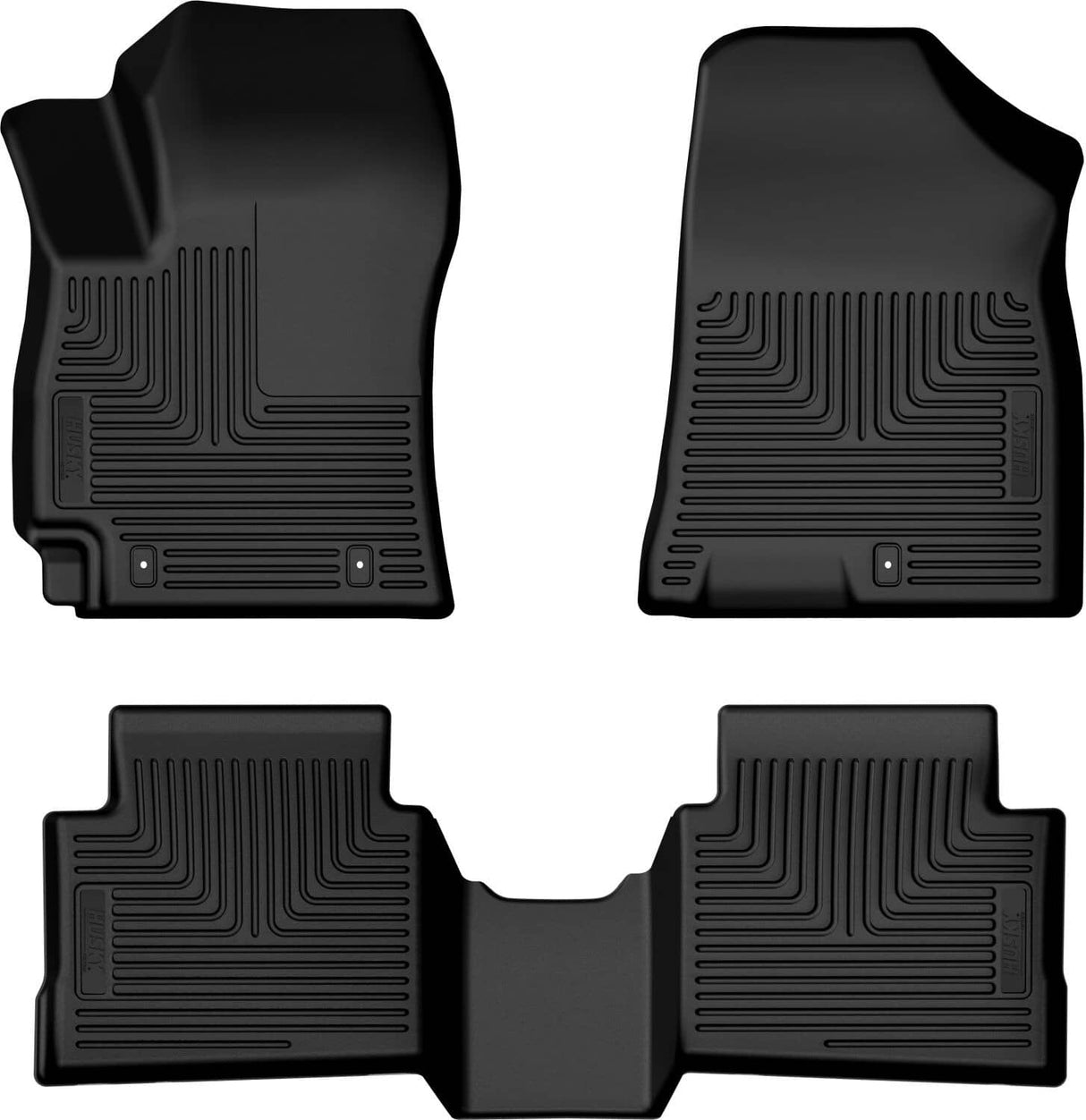 2024-2025 Kona Black Weatherbeater Front and Rear Floor Liners | Dirty Garage