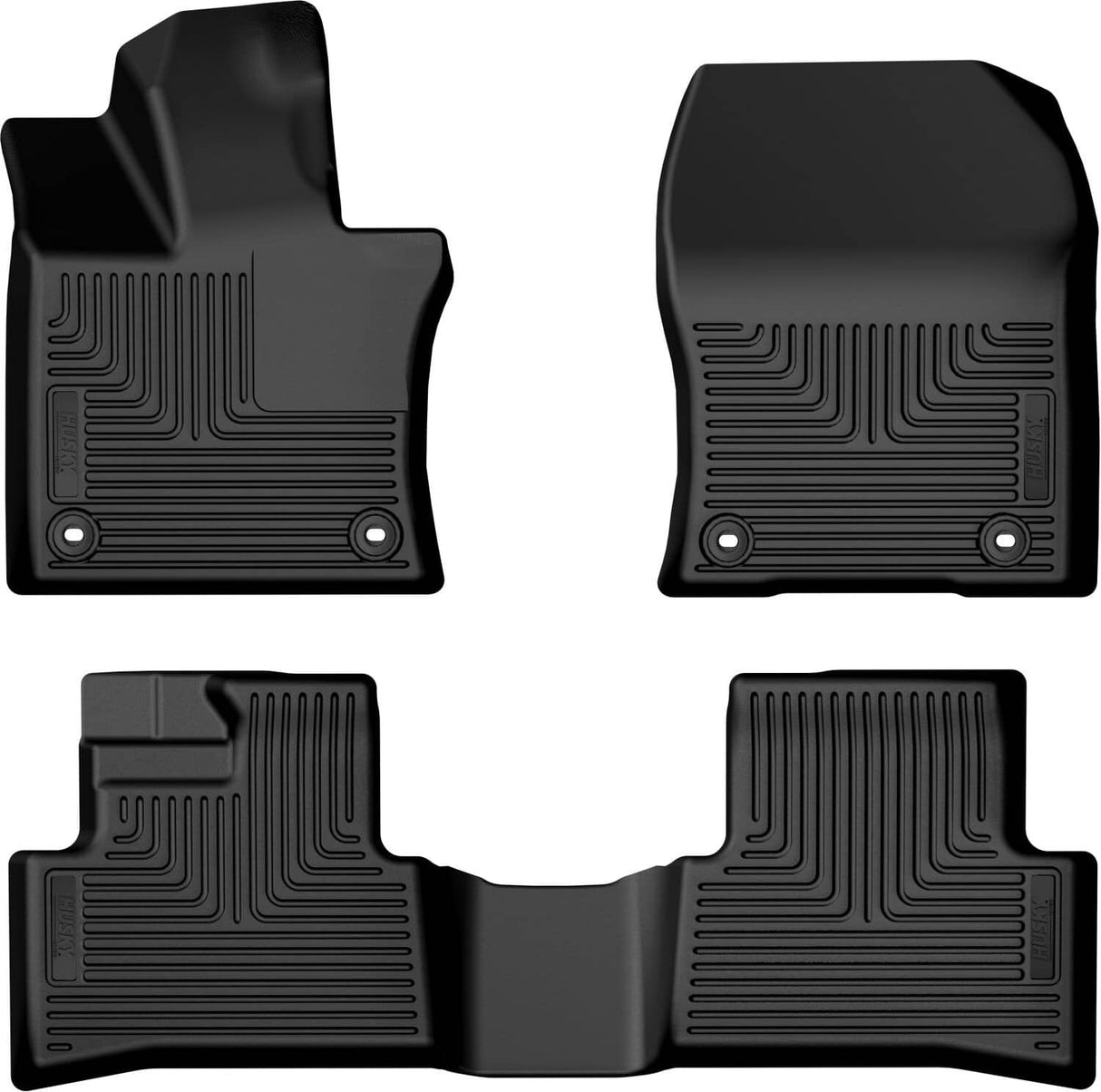 2019-2025 UX/UX Hybrid Black Weatherbeater Front & Rear Floor Liners | Dirty Garage