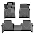 2025 Armada Weatherbeater Black Front and Second Row Floor Liners | Dirty Garage
