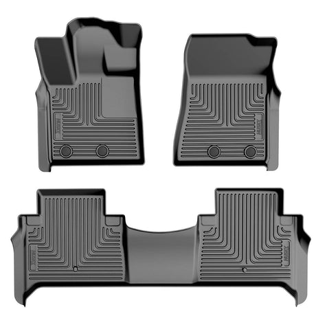 2025 Armada Weatherbeater Black Front and Second Row Floor Liners | Dirty Garage