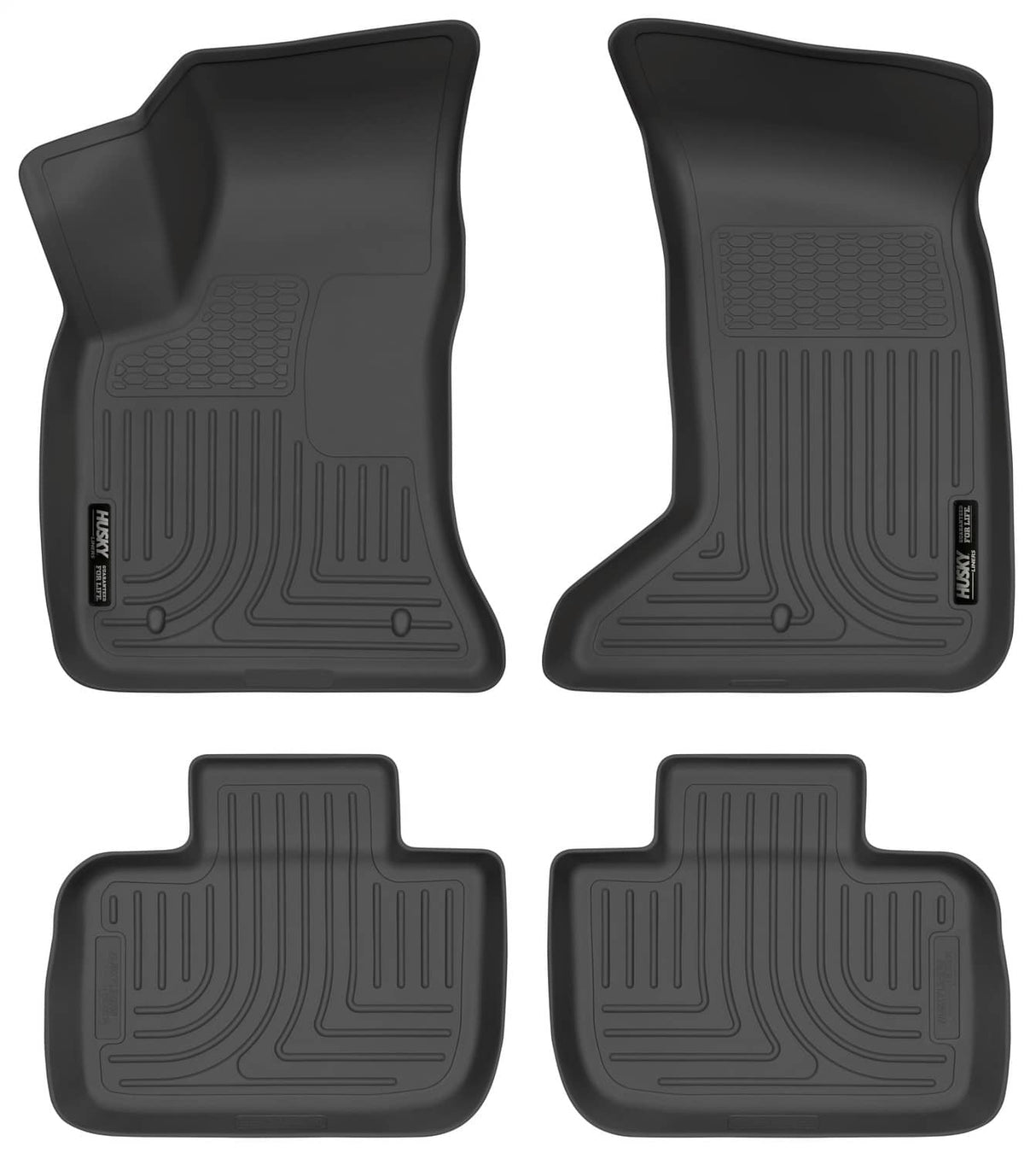 2011-2023 Charger/300 All Wheel Drive Black WeatherBeater Front & Rear Floor Liners | Dirty Garage