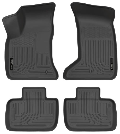 2011-2023 Charger/300 All Wheel Drive Black WeatherBeater Front & Rear Floor Liners | Dirty Garage