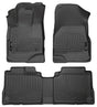 2010-2017 Equinox/Terrain Black Weatherbeater Front & Second Row Floor Liners | Dirty Garage