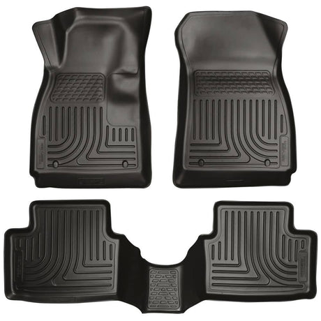 2015-2022 Trax/2013-2022 Encore Black Weatherbeater Front & Second Row Floor Liners | Dirty Garage