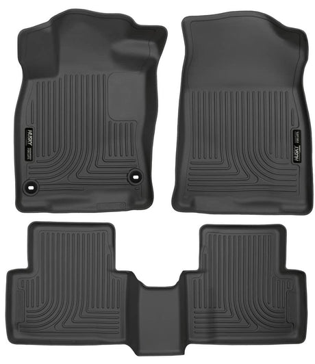 2016-2021 Civic/Insight Black Weatherbeater Front & Second Row Floor Liners | Dirty Garage