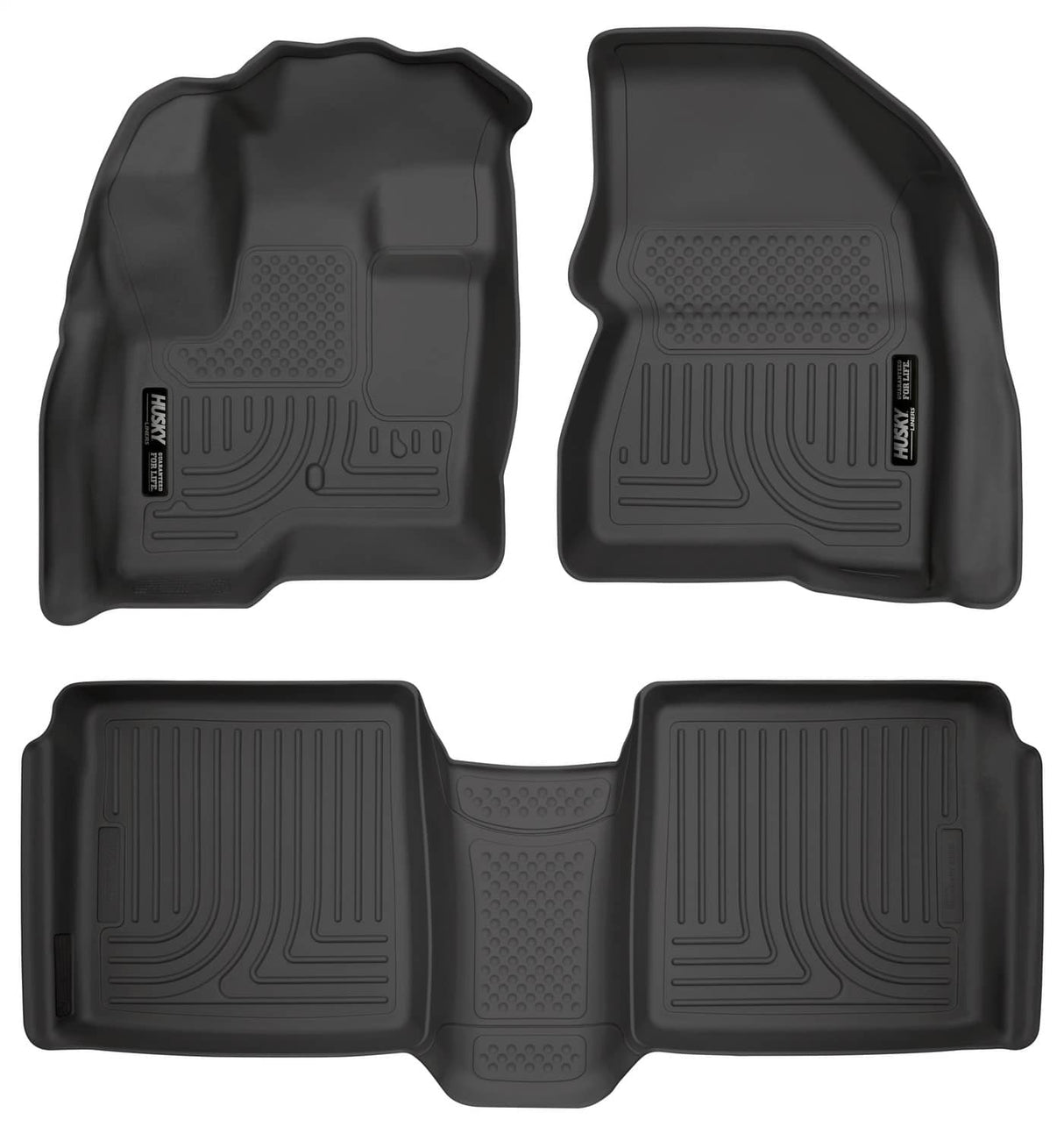 2009-2019 Flex/2010-2019 MKT Weatherbeater Front & Second Row Floor Liners | Dirty Garage