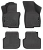 2011-2018 Jetta Black Weatherbeater Front & Second Row Floor Liners | Dirty Garage