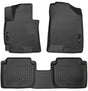 2014-2016 Elantra Sedan Black Weatherbeater Front & Second Row Floor Liners | Dirty Garage