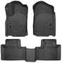 2011-2015 Grand Cherokee/Durango Black Weatherbeater Front & Second Row Floor Liners | Dirty Garage