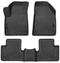 2015-2023 Cherokee Black Weatherbeater Front & Second Row Floor Liners | Dirty Garage