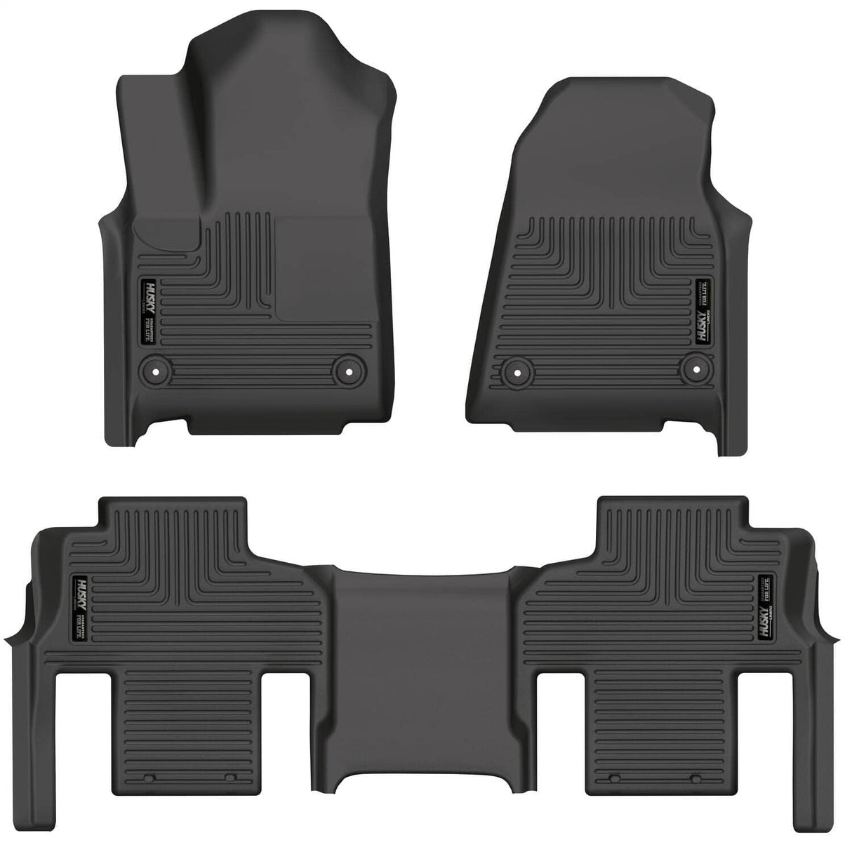 2022-2025 Grand Wagoneer WeatherBeater Front and Second Row Floor Liners | Dirty Garage