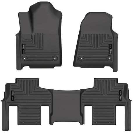 2022-2025 Grand Wagoneer WeatherBeater Front and Second Row Floor Liners | Dirty Garage