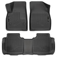 2017-2025 XT5/Acadia/Blazer Black Weatherbeater Front & Second Row Floor Liners | Dirty Garage