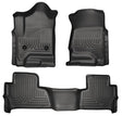 2015-2020 Tahoe/Yukon Black Weatherbeater Front & Second Row Floor Liners | Dirty Garage
