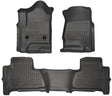 2015-2020 Suburban/Yukon XL Black Weatherbeater Front & Second Row Floor Liners | Dirty Garage