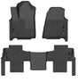2022-2025 Wagoneer/Grand Wagoneer WeatherBeater Front & Second Row Floor Liners with Second Row Bench Seats | Dirty Garage