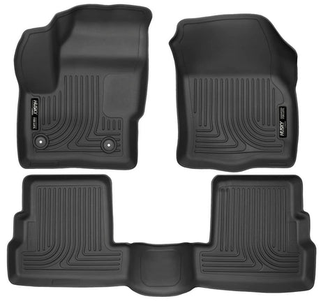 2015-2019 MKC Black Weatherbeater Front & Second Row Floor Liners | Dirty Garage