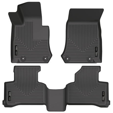 2017-2022 GLC300 Black Weatherbeater Front & Second Row Floor Liners | Dirty Garage