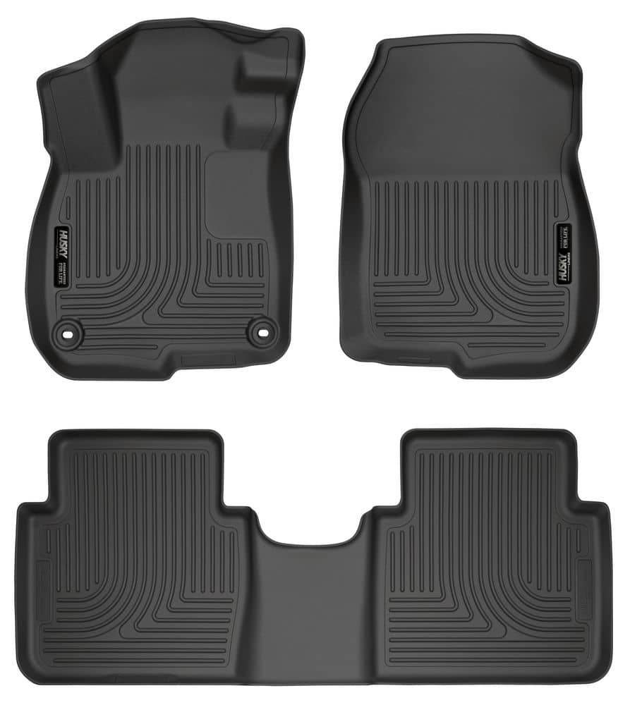 2017-2022 CR-V Black Weatherbeater Front & Second Row Floor Liners (99401)