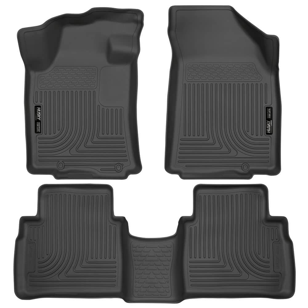 2016-2021 Maxima Black Weatherbeater Front & Second Row Floor Liners (99621)