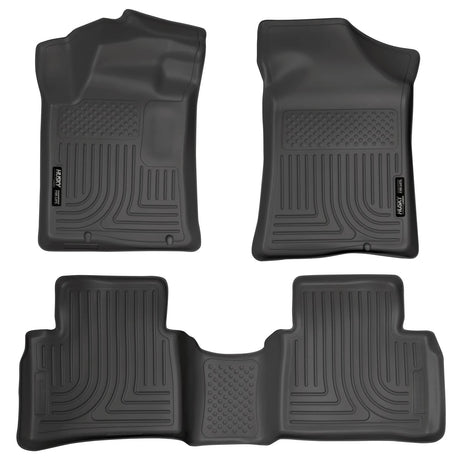2013-2018 Altima Black Weatherbeater Front & Second Row Floor Liners | Dirty Garage