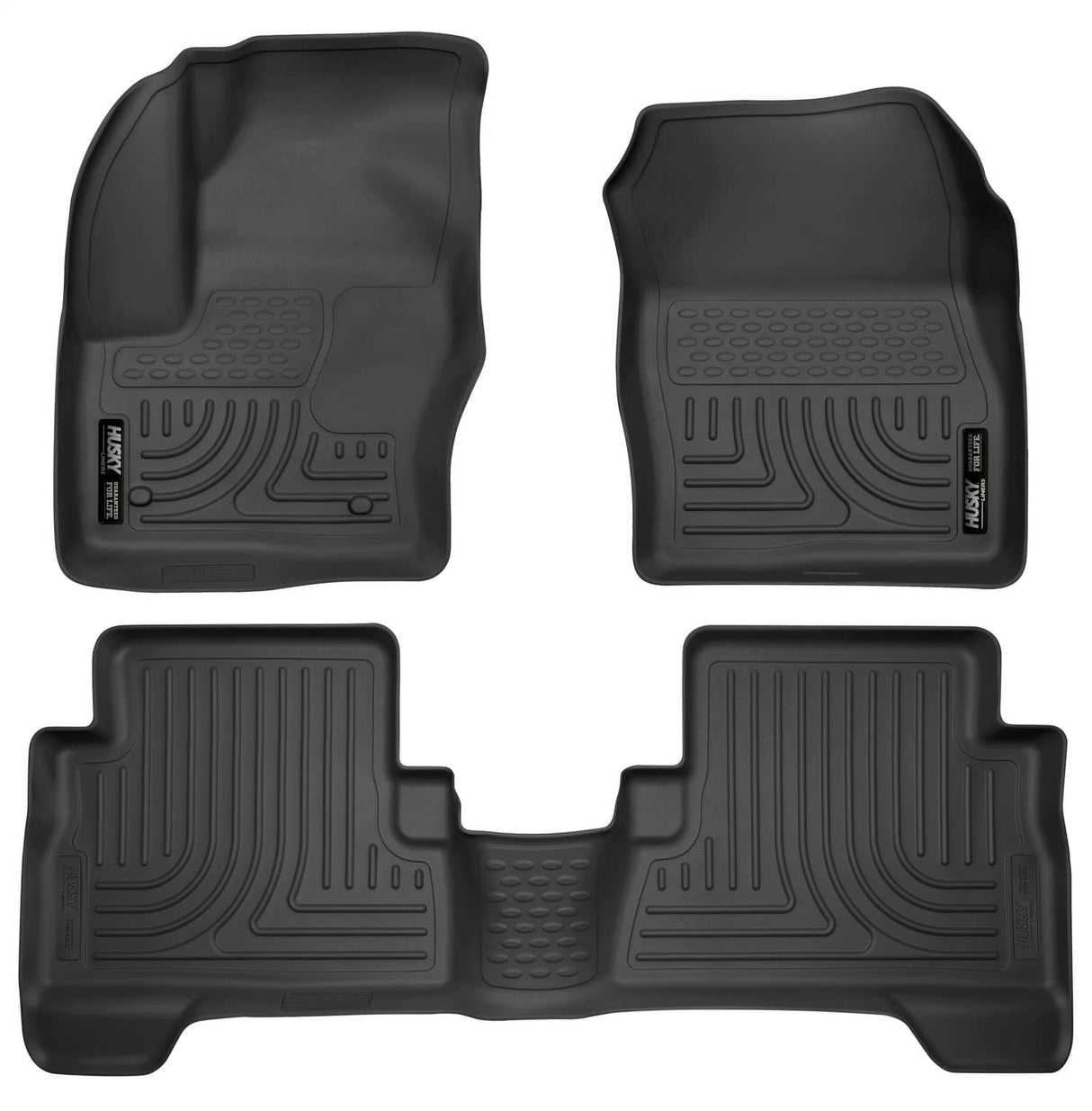 2013-2019 Escape/2013-2018 C-Max Black Weatherbeater Front & Second Row Floor Liners (99741)