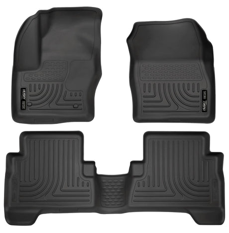 2013-2019 Escape/2013-2018 C-Max Black Weatherbeater Front & Second Row Floor Liners | Dirty Garage