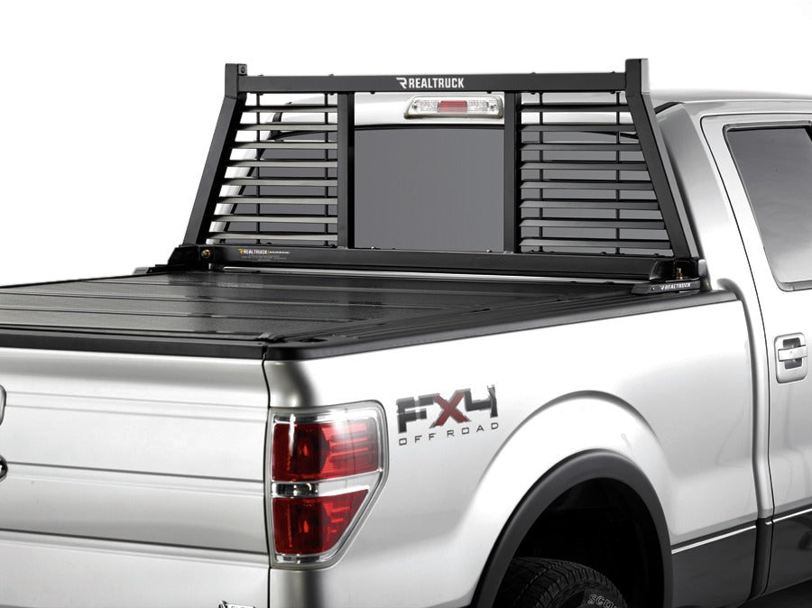 2007-2026 Silverado Backrack Half Louvered Headache Rack (149LV)
