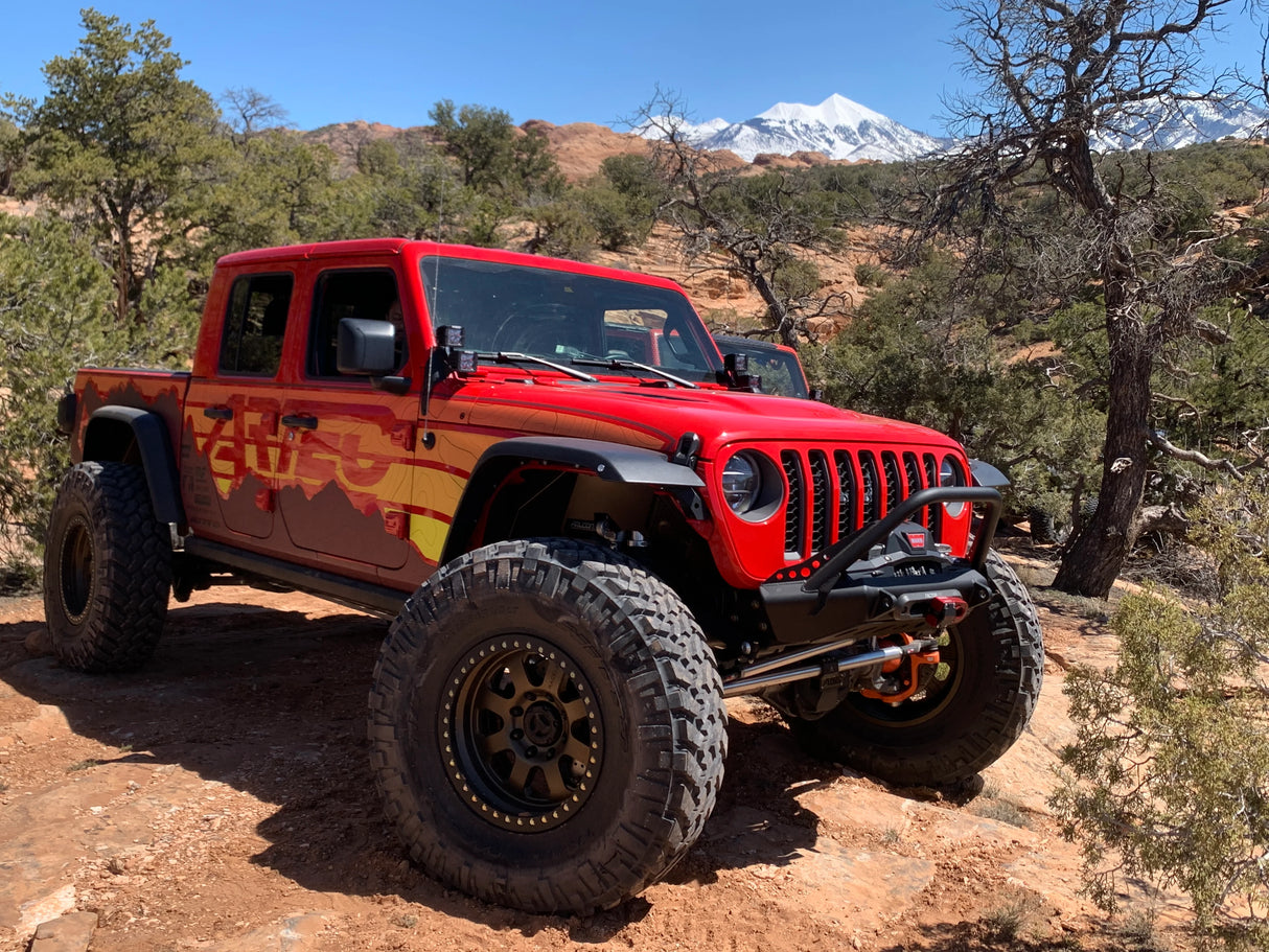 2018-2025 Wrangler JL Jt High Clearance Comp Front Bumper w/ Hoop Guard (JJ8022)