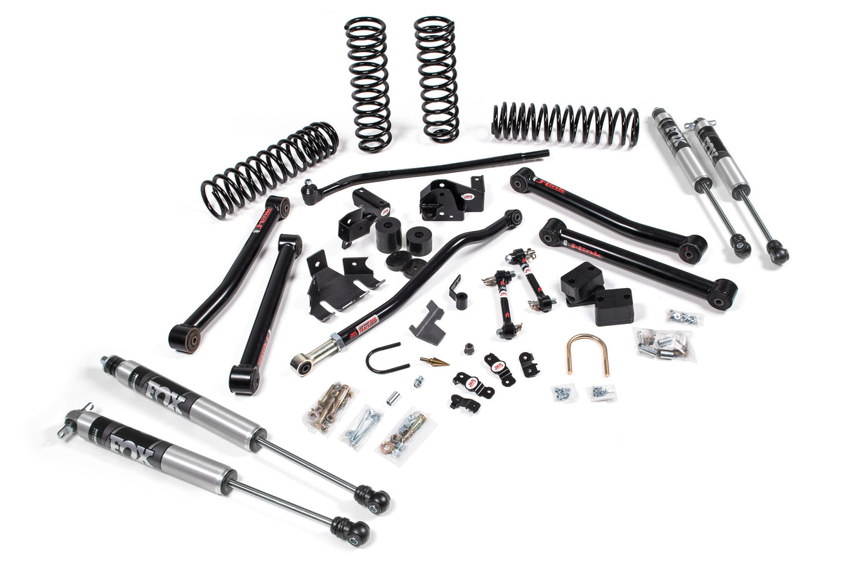 2007-2018 Wrangler JK 4-Door 3.5" Lift J-Konnect Kit w/ FOX 2.5 Performance Elite