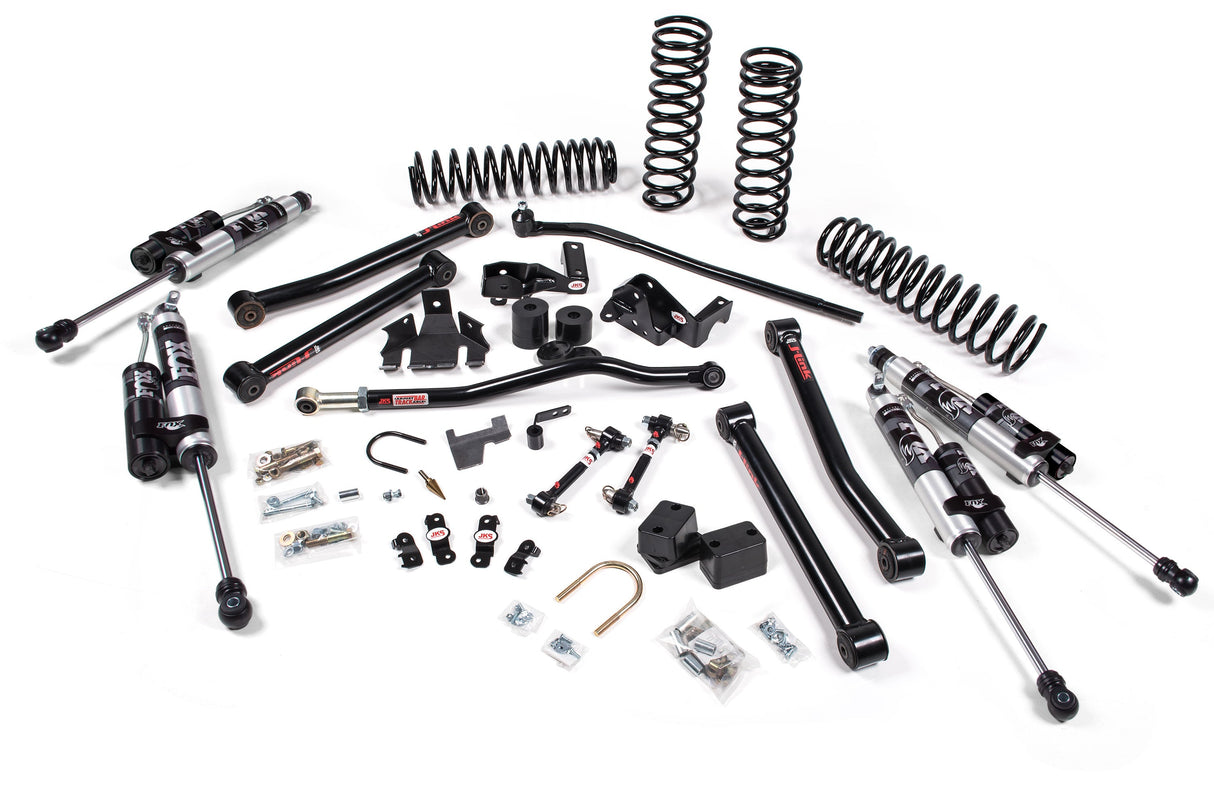 2007-2018 Wrangler JK 4-Door 3.5" Lift J-Konnect Kit w/ FOX 2.0 Adventure Series