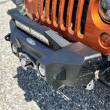 2007-2018 Wrangler JK Appalachian Steel Stubby Front Bumper w/ Winch Plate (FB-S-310-JK)