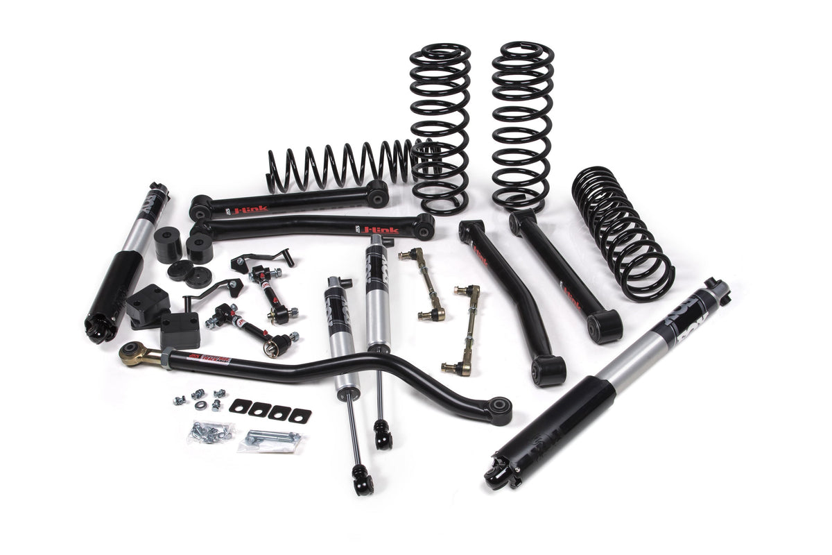 2021-2025 Wrangler JL 4-Door 4xe 3" Lift J-Konnect Kit w/ FOX 2.5 Performance Elite