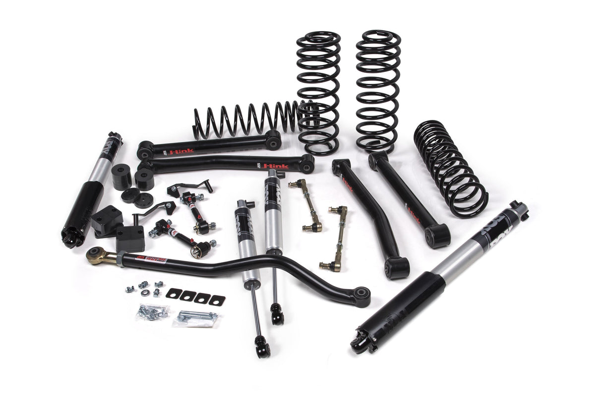 2021-2025 Wrangler JL 4-Door 4xe 3" Lift J-Konnect Kit w/ FOX 2.0 Adventure Series