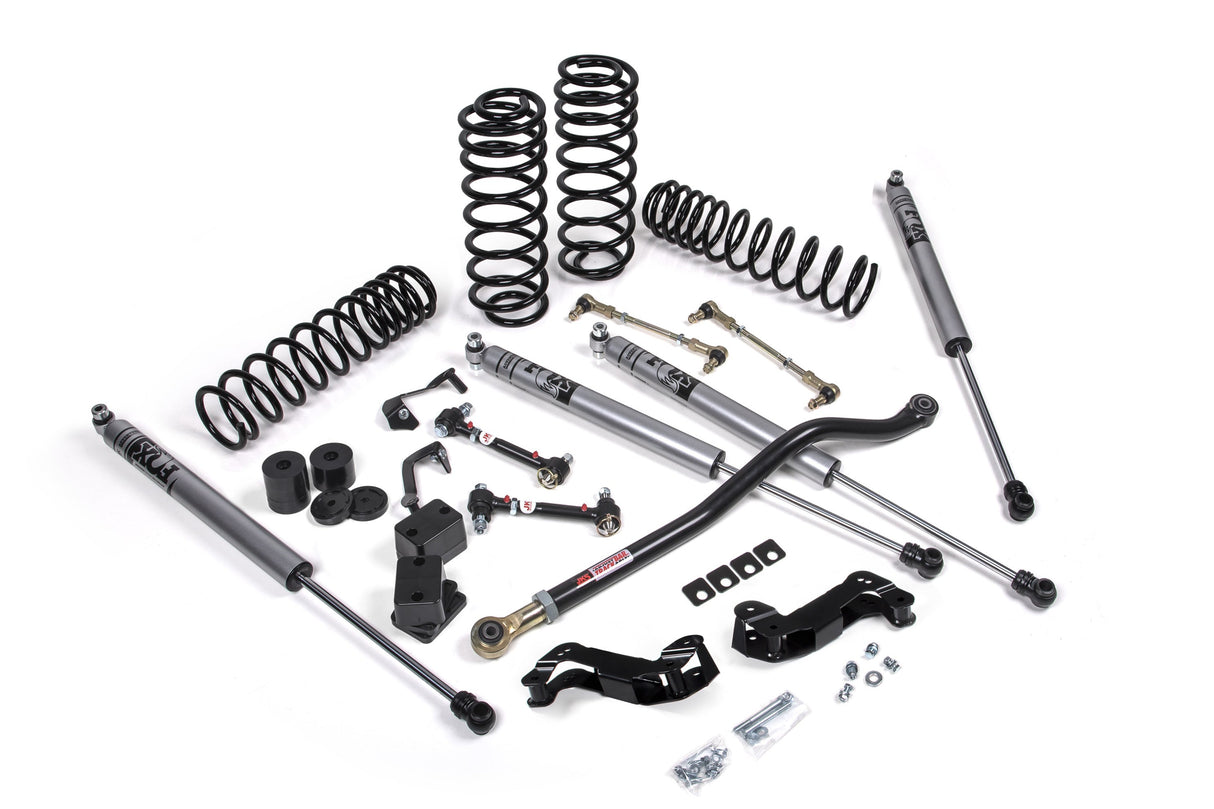 2021-2025 Wrangler JL 4-Door 4xe 3.5" Lift J-Kontrol Kit w/ FOX 2.0 Adventure Series