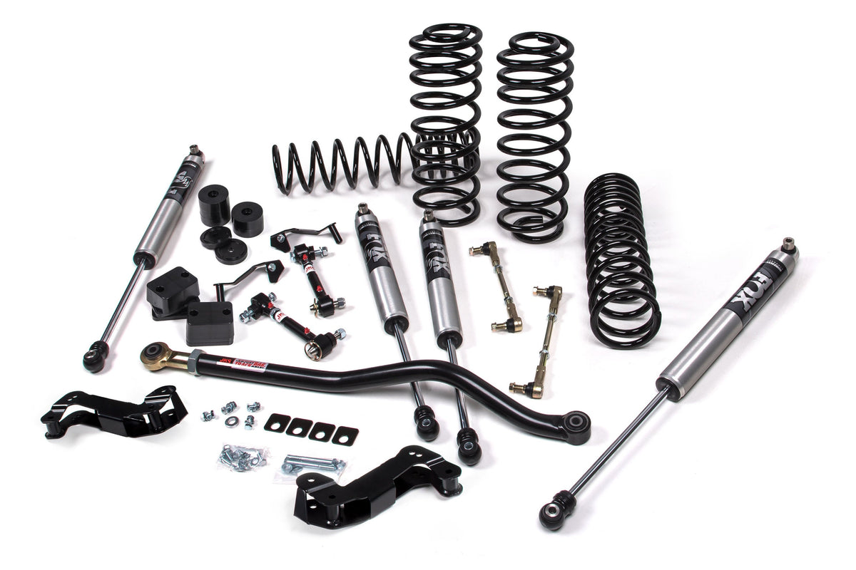 2021-2025 Wrangler JL 4-Door 4xe 3.5" Lift J-Kontrol Kit w/ FOX 2.5 Performance Series