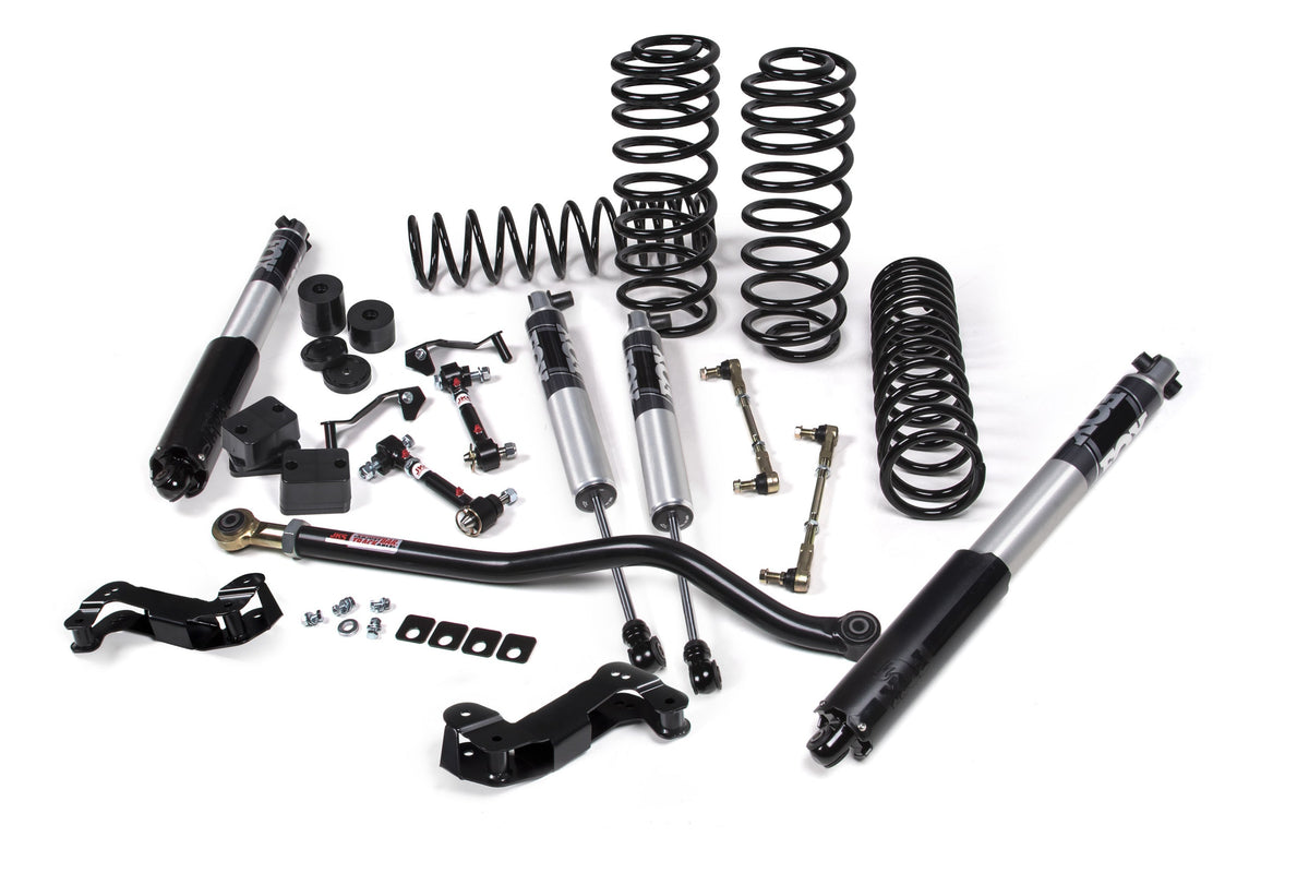 2021-2025 Wrangler JL 4-Door 4xe 3.5" Lift J-Kontrol Kit w/ FOX 2.5 Performance Series
