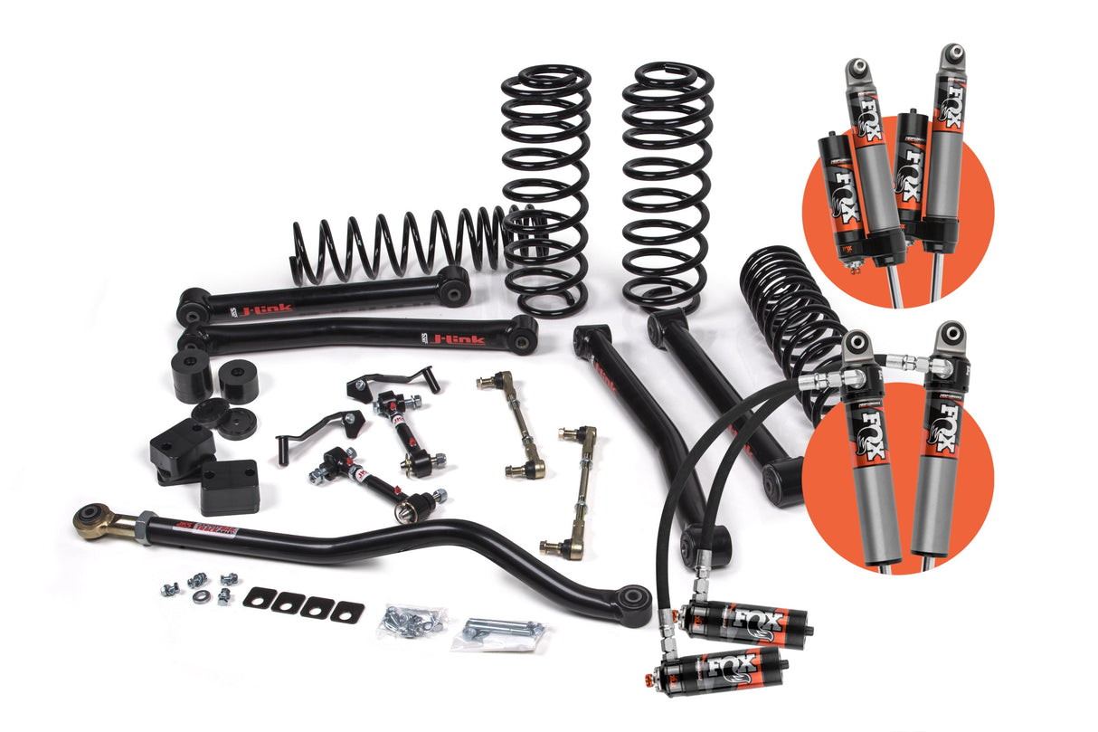 2021-2025 Wrangler JL 4-Door 4xe 3" Lift J-Konnect Kit w/ FOX 2.5 Performance Series