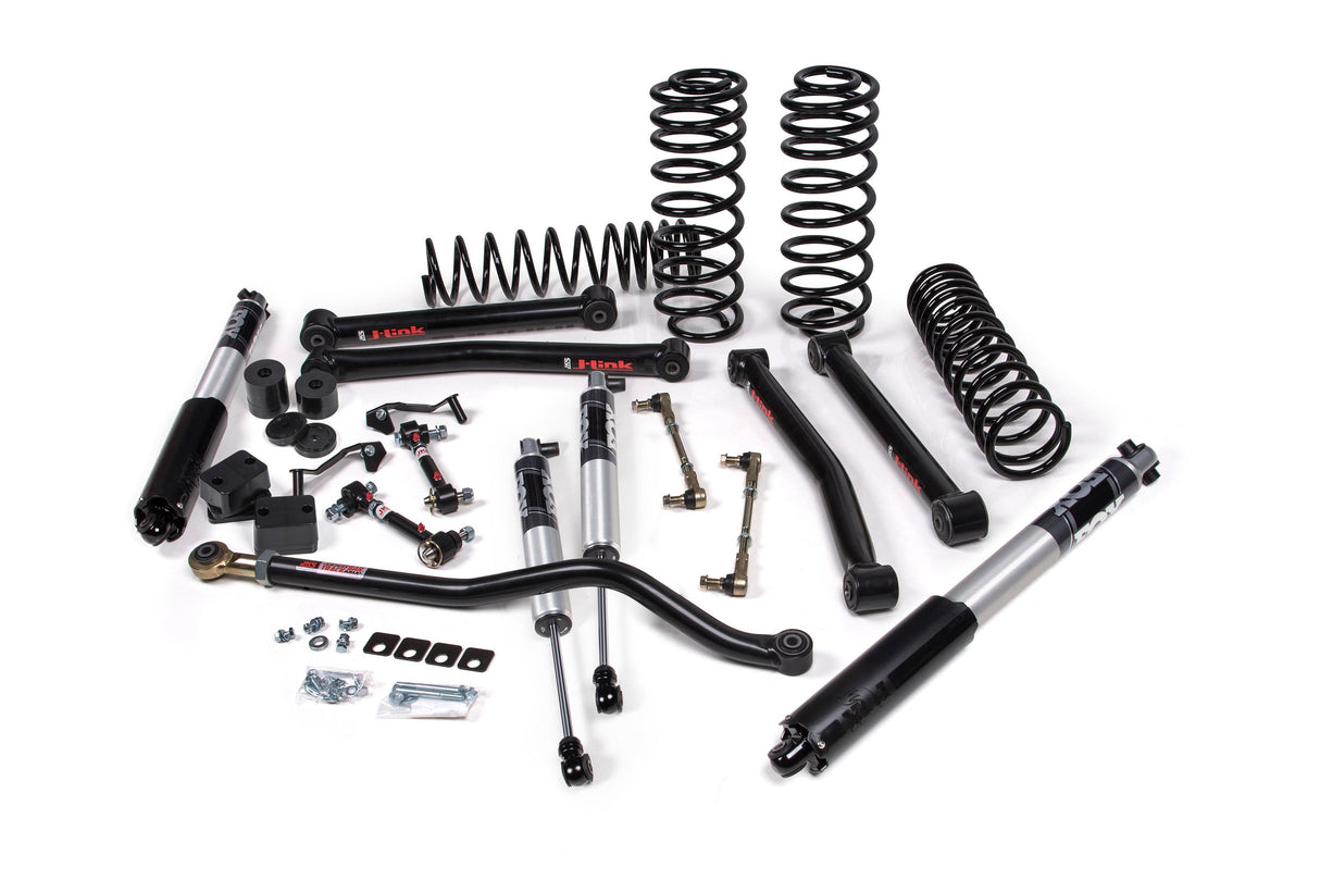 2018-2026 Wrangler JL 4-Door 3.5" Lift J-Konnect Kit w/ Standard Rate Coils, Without Shocks (JSPEC123KNS)