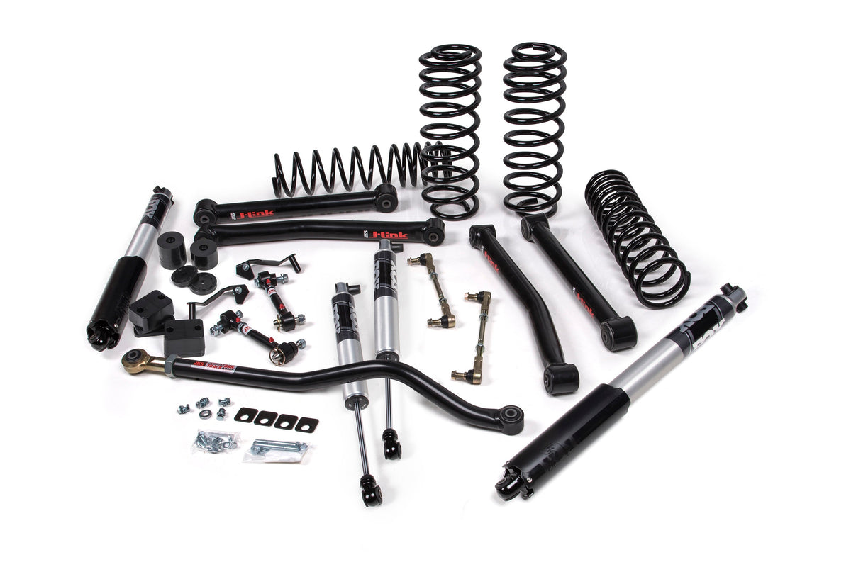 2018-2026 Wrangler JL 4-Door 2.5" Lift J-Konnect Kit w/ Standard Rate Coils / FOX 2.5 Performance Elite