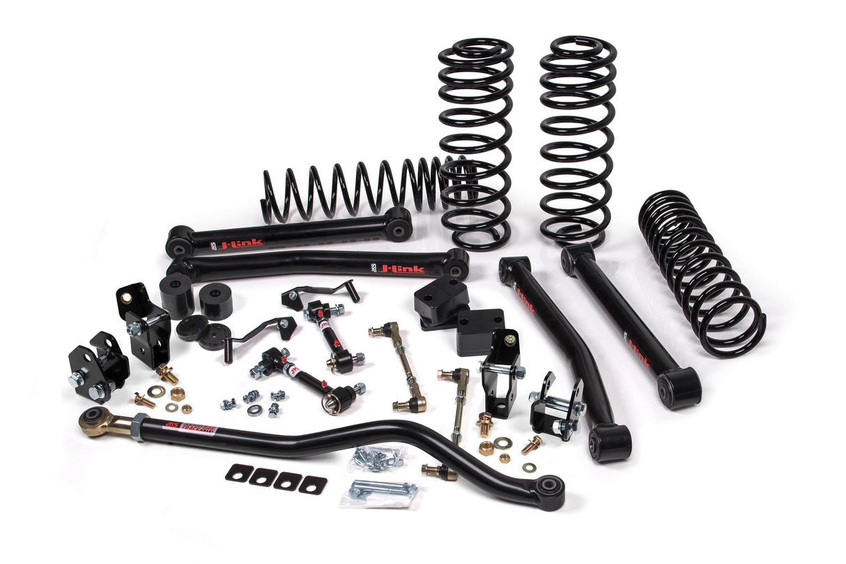 2018-2026 Wrangler JL 4-Door 2.5" Lift J-Konnect Kit w/ Standard Rate Coils / FOX 2.5 IFP Performance Series