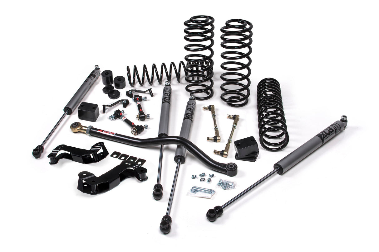 2018-2026 Wrangler JL 4-Door 2.5" Lift J-Kontrol Kit w/ Heavy Duty Rate Coils / FOX 2.5 IFP Performance Series