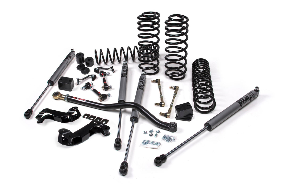 2018-2026 Wrangler JL 4-Door 2.5" Lift J-Kontrol Kit w/ Heavy Duty Rate Coils / Shock Relocation Bracket