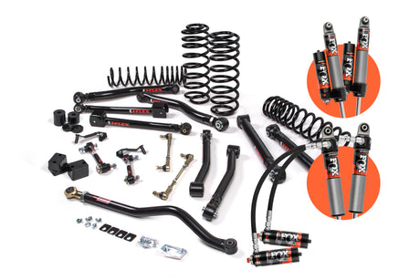 2018-2026 Wrangler JL 2-Door 3" Lift J-Krawl Kit w/ Standard Rate Coils / FOX 2.0 Performance Series / Flex End