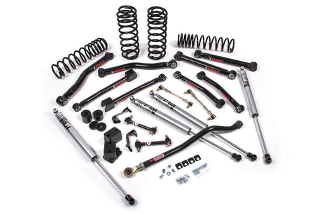 2018-2026 Wrangler JL 4-Door 3.5" Lift J-Krawl Kit w/ Heavy Duty Rate Coils / FOX 2.5 IFP Performance Series / Flex End