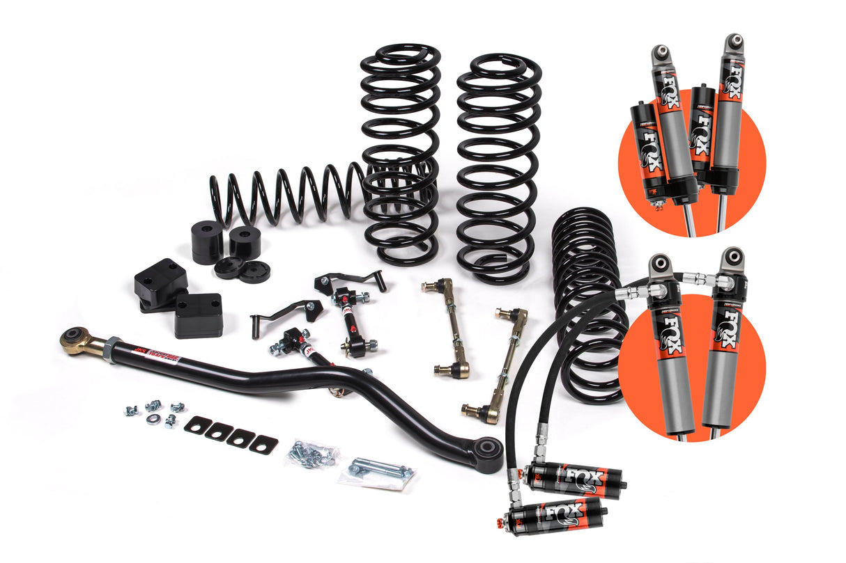 2018-2026 Wrangler JL 4-Door 3.5" Lift J-Venture Kit w/ Standard Rate Coils / FOX 2.5 Performance Elite