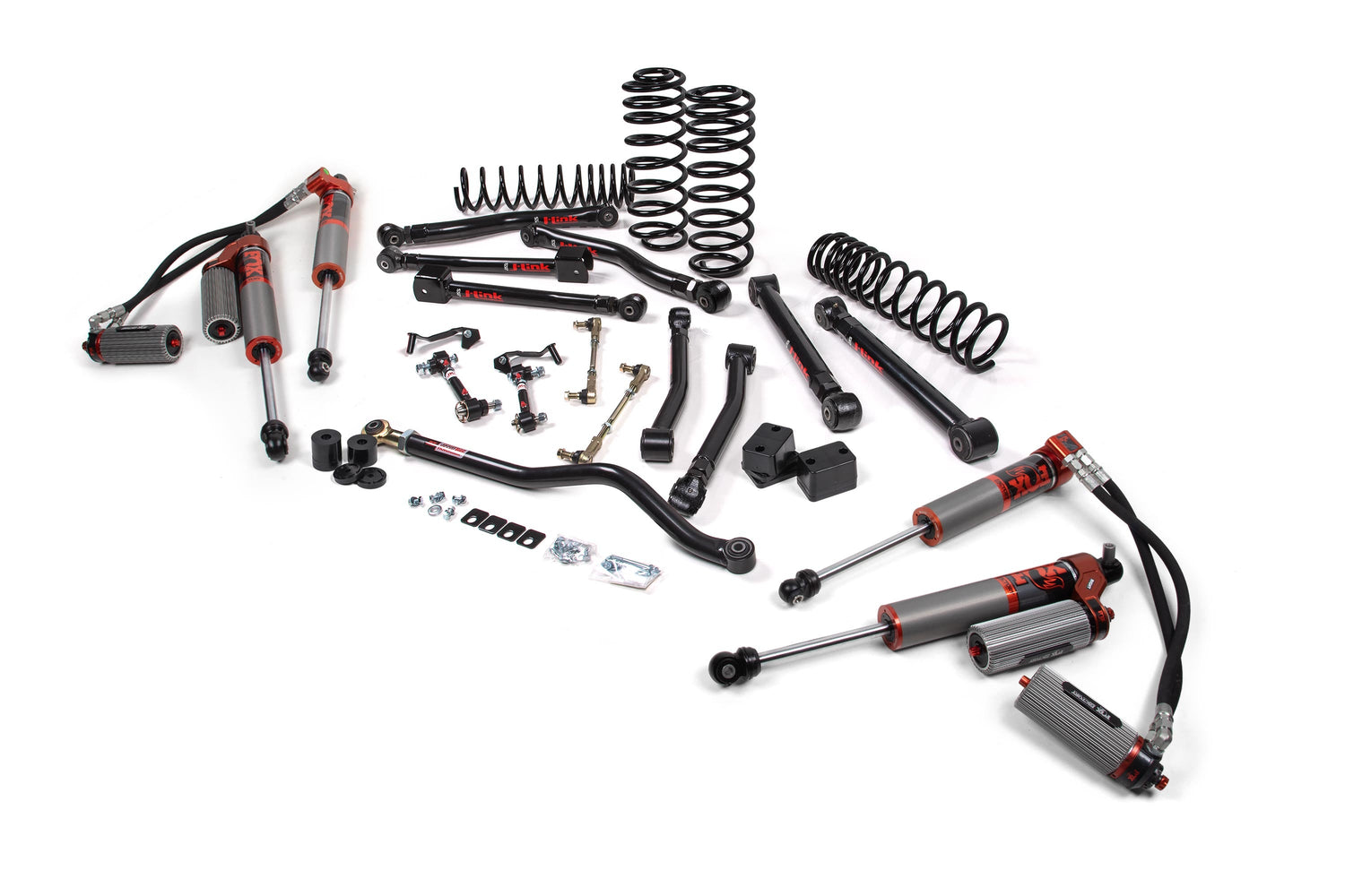 2018-2026 Wrangler JL 2-Door 3" Lift J-Krawl Kit w/ Standard Rate Coils / FOX 2.0 Performance Series / Flex End