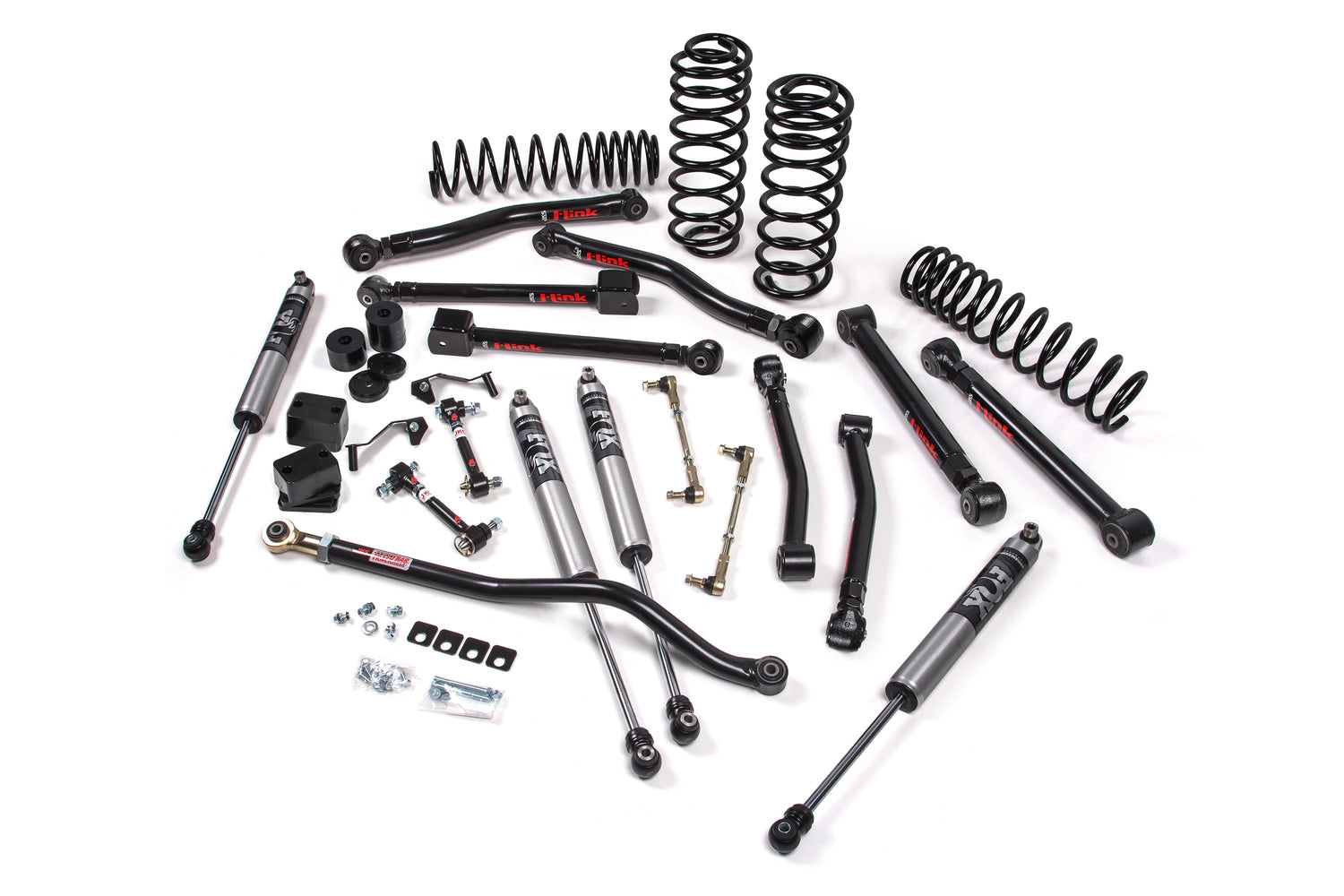2020-2026 Wrangler JL 4-Door Diesel 2.5" Lift J-Krawl Kit w/ FOX 2.0 Performance Series / Flex End