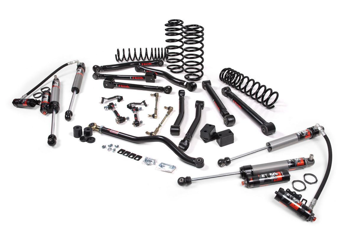 2021-2025 Wrangler JL 4-Door 4xe 2" Lift J-Krawl Kit w/ FOX 2.0 Performance Series / Flex End